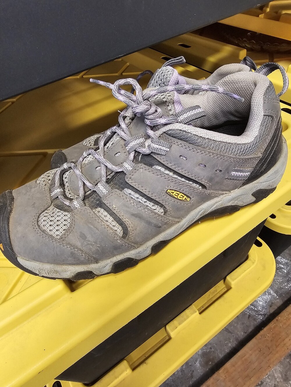 KEEN Women's Gray Trail Running Shoe - Gray size 9